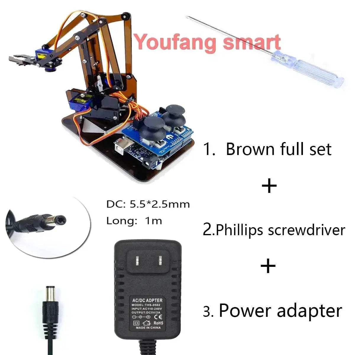  Robotic Arm Assembly Kit with Programmable Claw for DIY Enthusiasts -  -  ToylandEU™