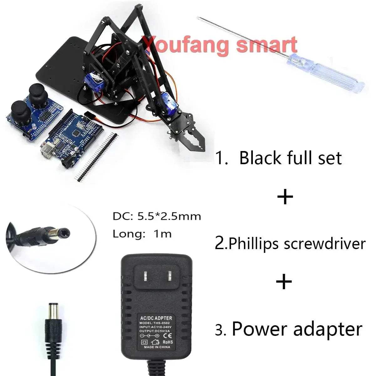  Robotic Arm Assembly Kit with Programmable Claw for DIY Enthusiasts -  -  ToylandEU™