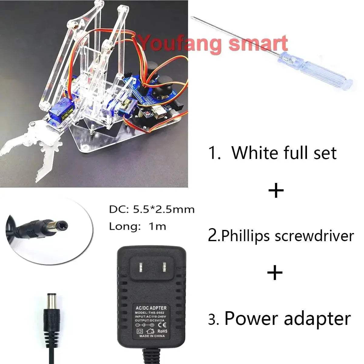  Robotic Arm Assembly Kit with Programmable Claw for DIY Enthusiasts -  -  ToylandEU™