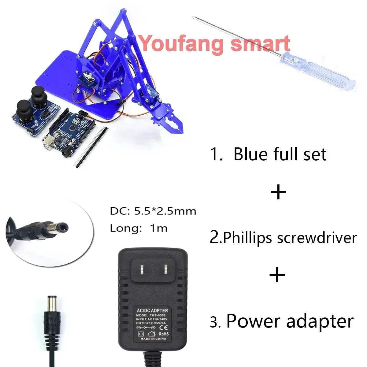  Robotic Arm Assembly Kit with Programmable Claw for DIY Enthusiasts -  -  ToylandEU™
