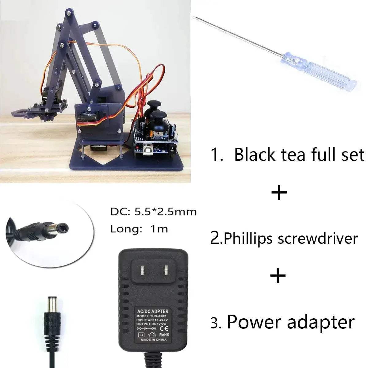  Robotic Arm Assembly Kit with Programmable Claw for DIY Enthusiasts -  -  ToylandEU™