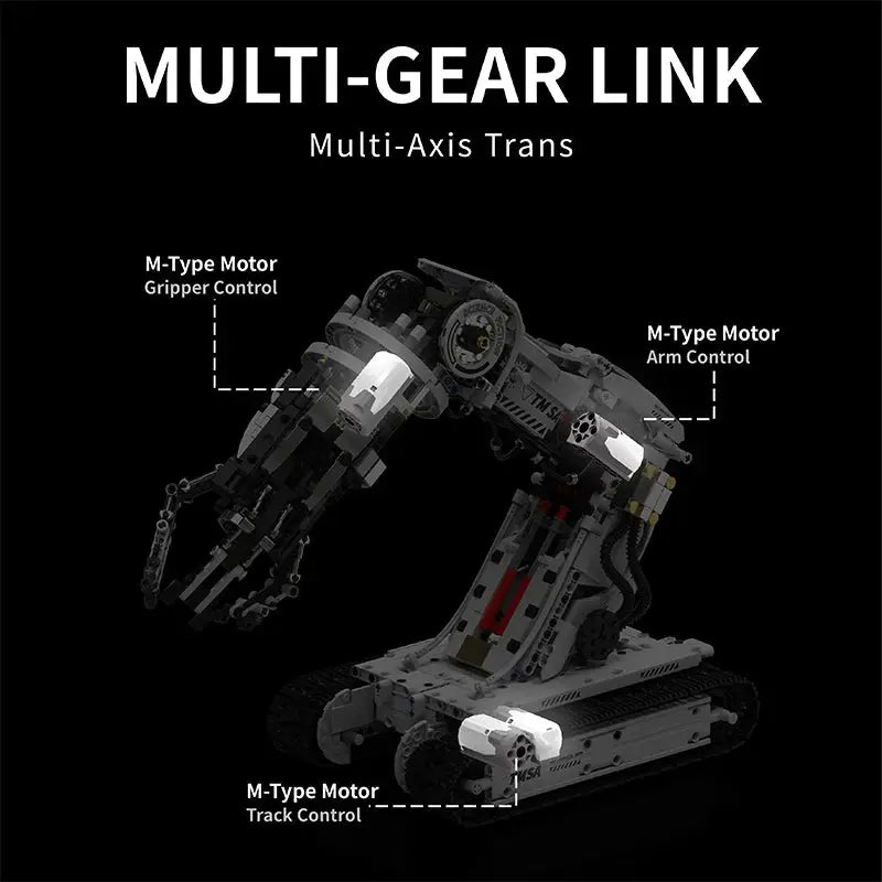  Robotic Arm Building Blocks Lego Compatible STEM -  ToylandEU™