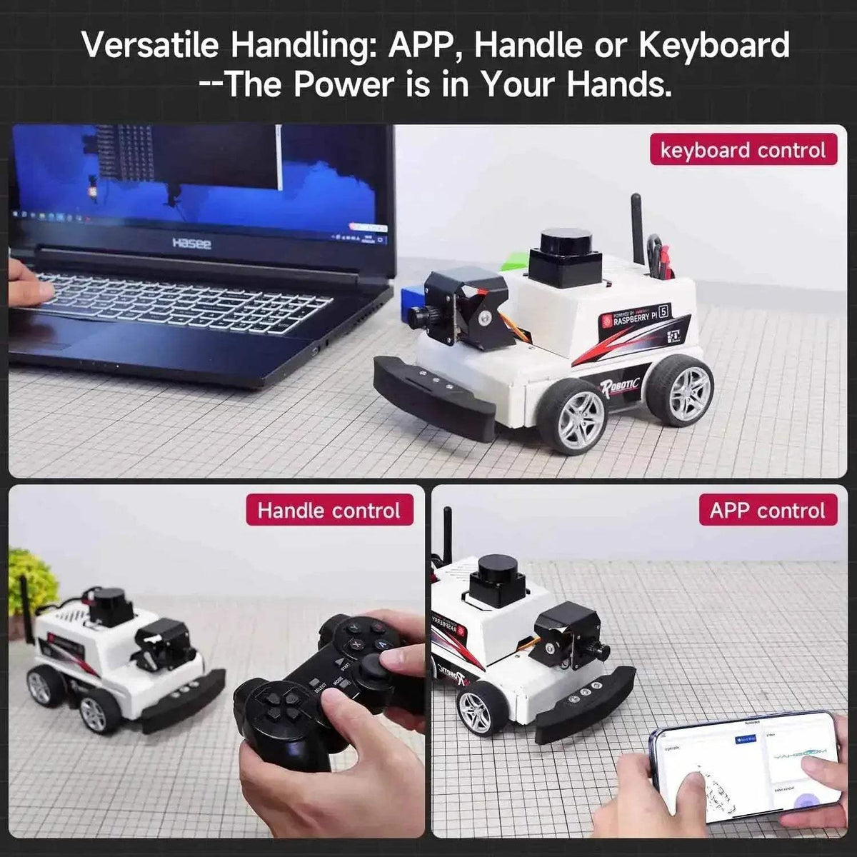  Raspberry Pi 5 Car ROS2 Educational Robot Kit with Lidar -  ToylandEU™