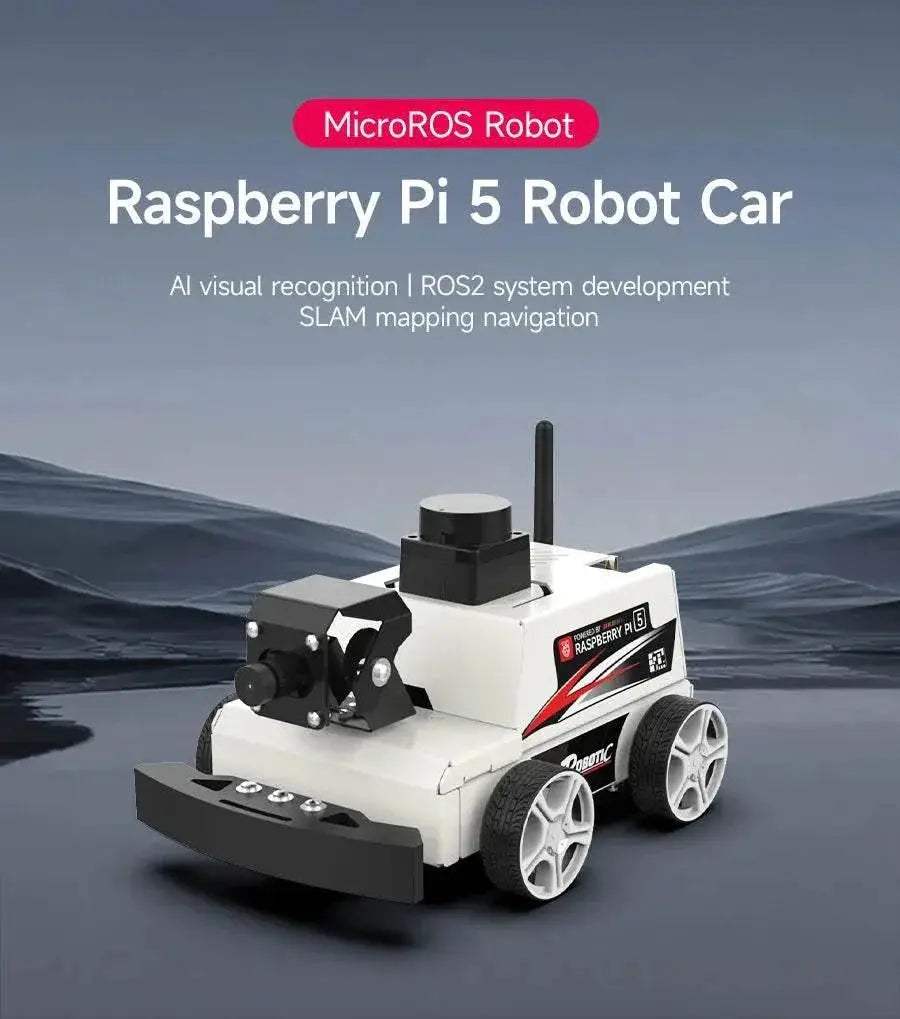  Raspberry Pi 5 Car ROS2 Educational Robot Kit with Lidar -  ToylandEU™