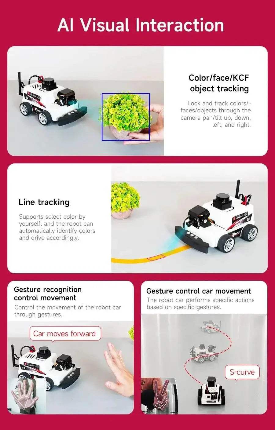  Raspberry Pi 5 Car ROS2 Educational Robot Kit with Lidar -  ToylandEU™
