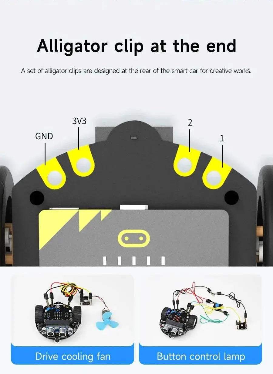  Yahboom Microbit Car Programmable Toys Coding Robotics STEM -  ToylandEU™