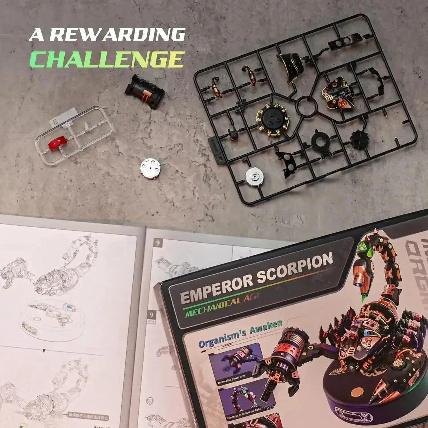  Robotime 3D Metal Puzzle Emperor Scorpion LED Light -  ToylandEU™