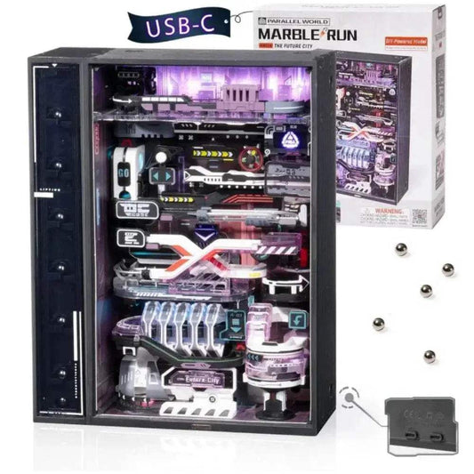  Robotime 3D Puzzle Model Kits DIY Marble Run with LED Light -  ToylandEU™
