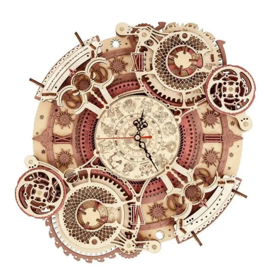  Robotime 3D Wooden Puzzle Wall Clock Kit Educational -  ToylandEU™