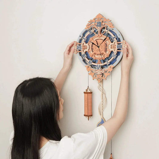  Robotime 3D Wooden Puzzle Wall Clock Rokr Romantic Note -  ToylandEU™