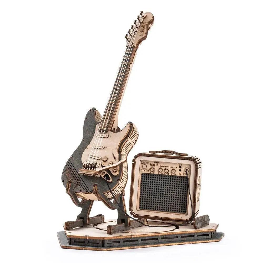  Robotime ROKR Electric Guitar 3D Wooden Puzzle Set -  ToylandEU™