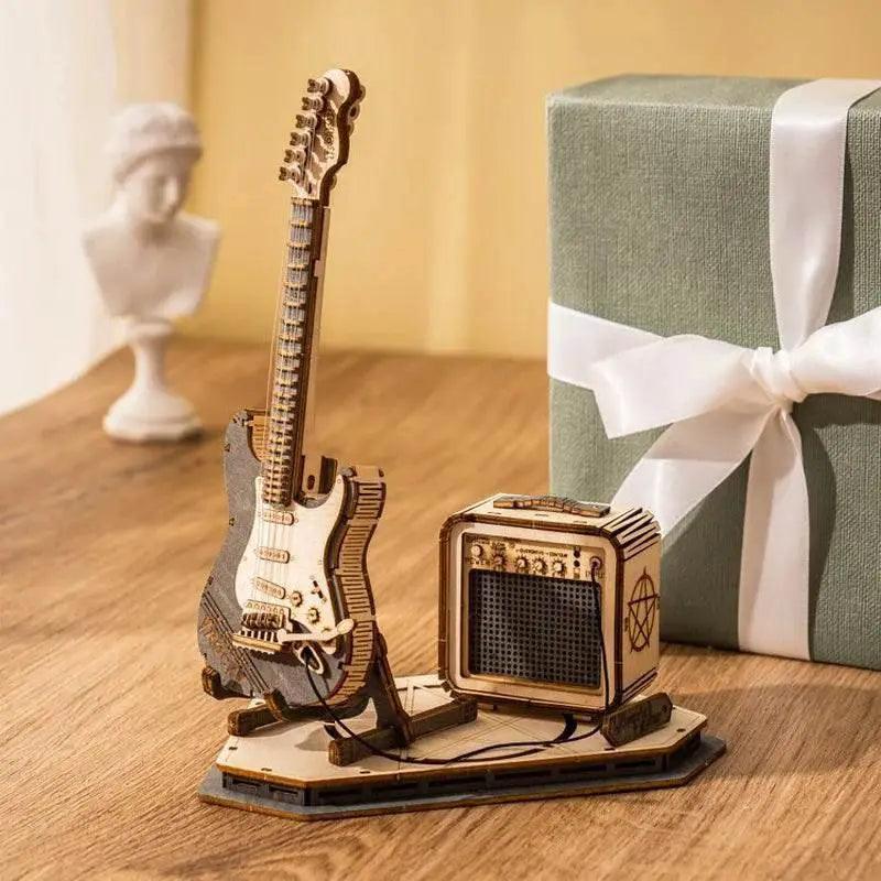  Robotime ROKR Electric Guitar 3D Wooden Puzzle Set -  ToylandEU™