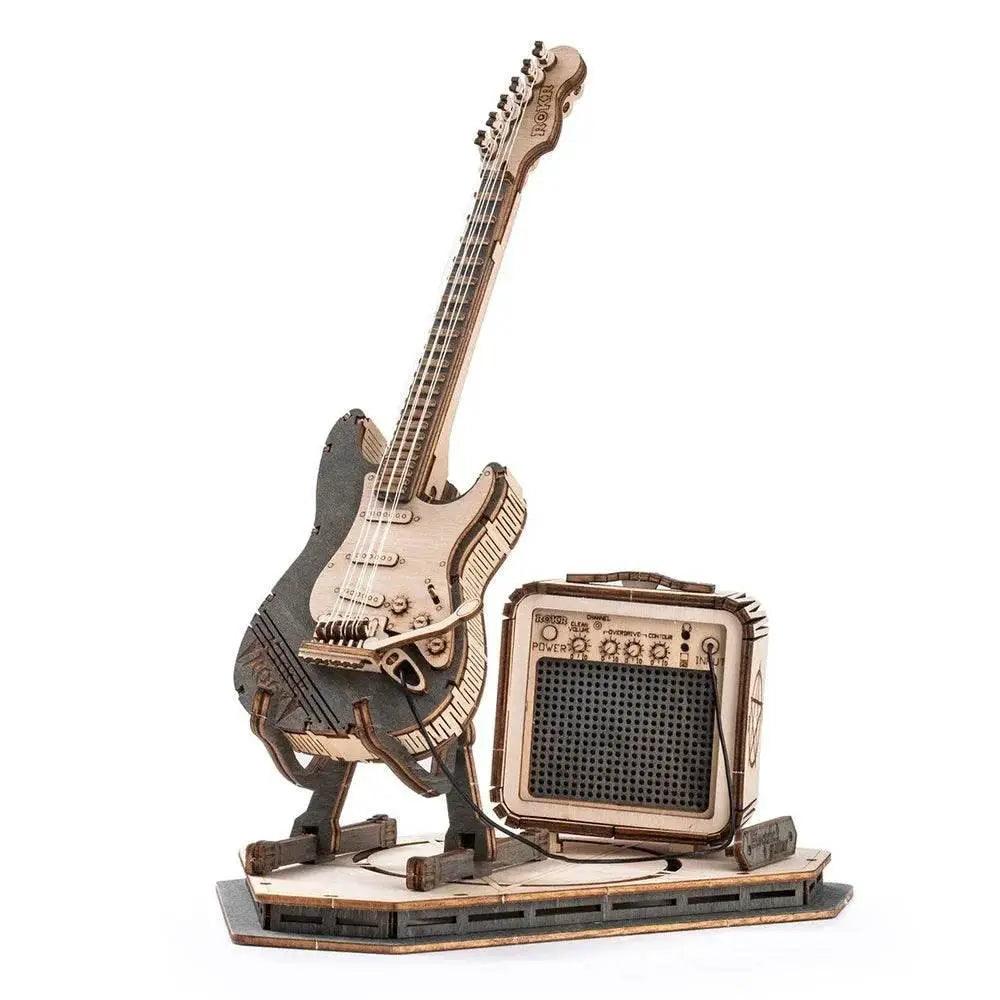  Robotime ROKR Electric Guitar 3D Wooden Puzzle Set -  ToylandEU™