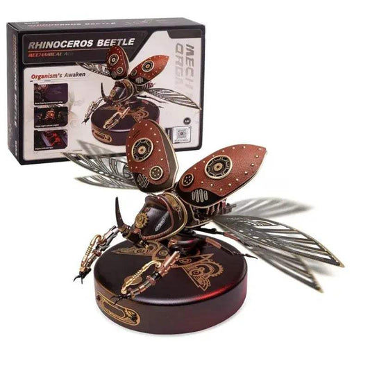 Robotime Rhinoceros Beetle 3D Model Kit Easy Assembly - ToylandEU