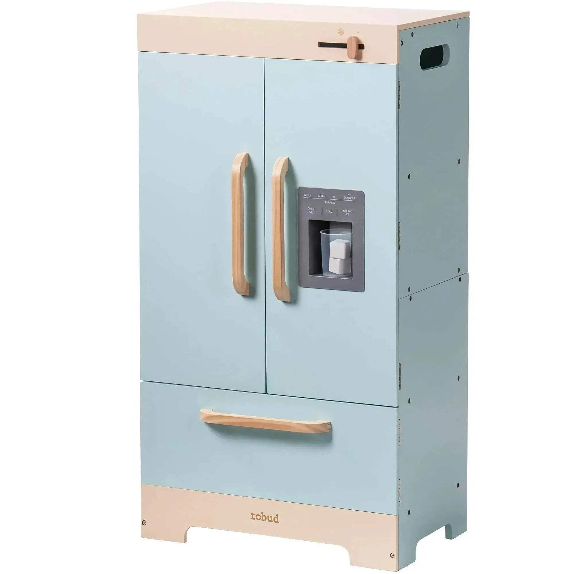  Robotime Robud Play Kitchen Fridge with Ice Dispenser Toy -  ToylandEU™