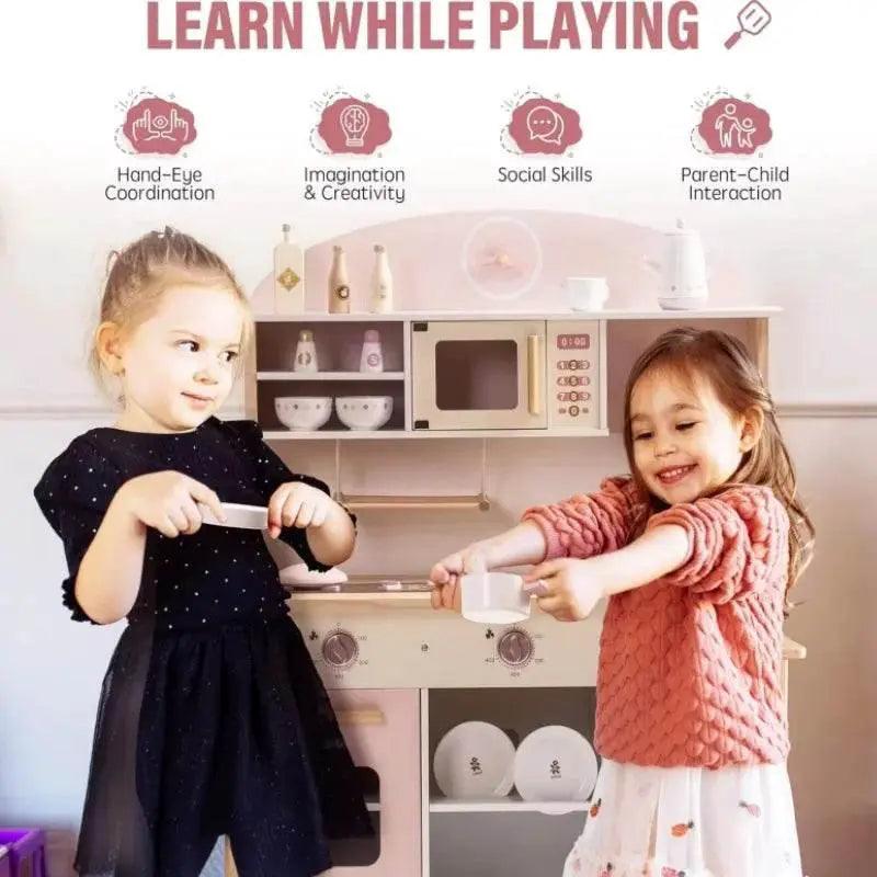  Robotime Robud Wooden Play Kitchen Set for Creative Play -  ToylandEU™