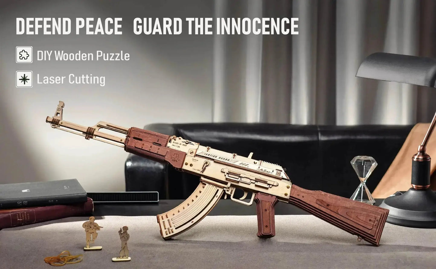  Robotime Rokr 3D Wooden Puzzle Mini Toys Gun LQ502 -  ToylandEU™