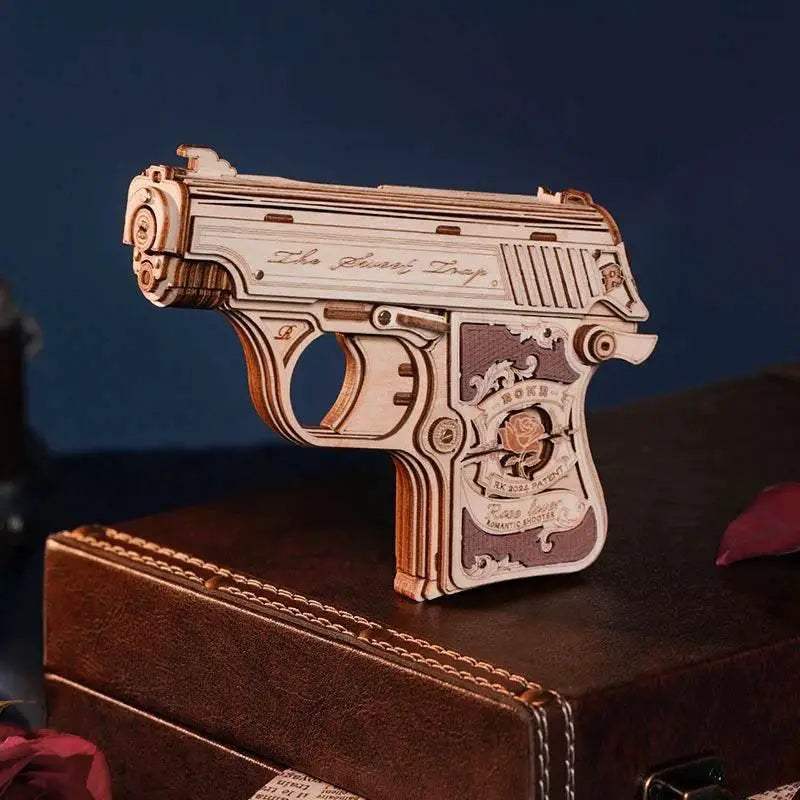  Robotime Rokr 3D Wooden Puzzle Mini Toys Gun LQ502 -  ToylandEU™