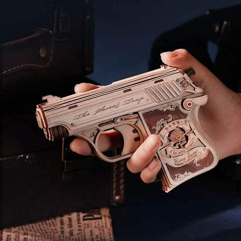  Robotime Rokr 3D Wooden Puzzle Mini Toys Gun LQ502 -  ToylandEU™