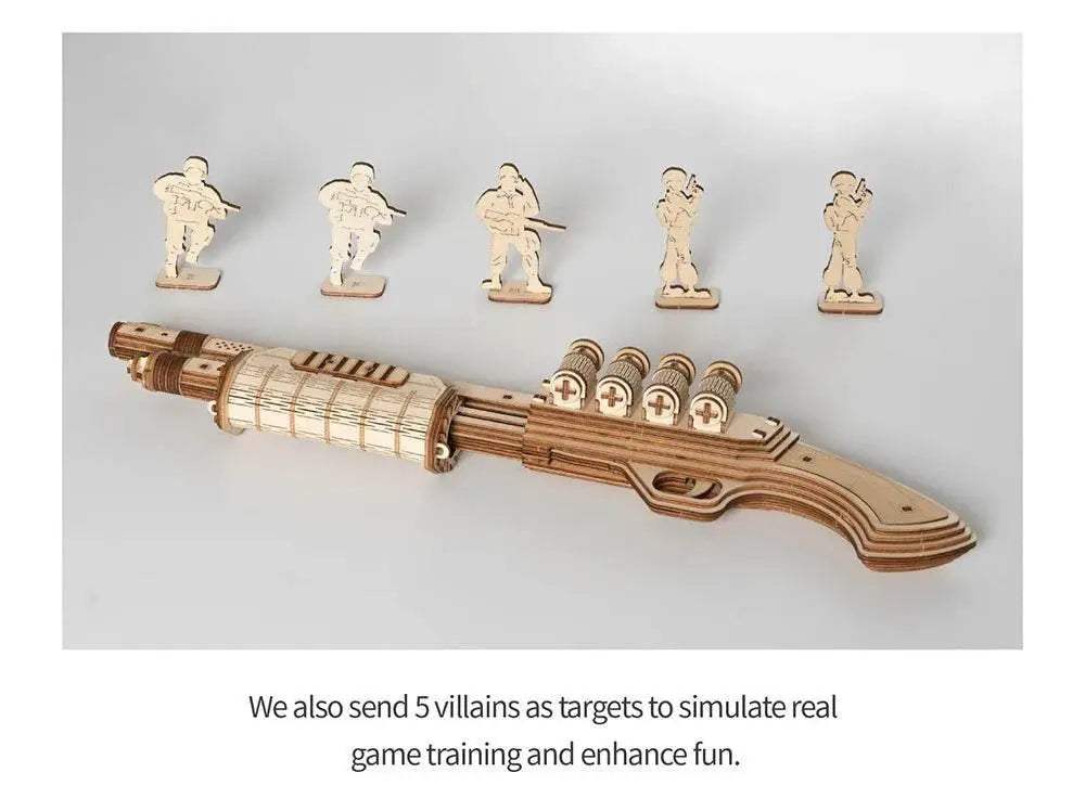  Robotime Rokr 3D Wooden Puzzle Mini Toys Gun LQ502 -  ToylandEU™