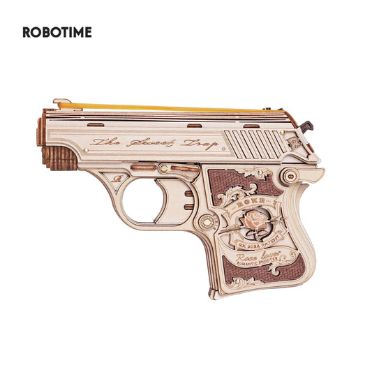 Robotime Rokr 3D Wooden Puzzle Mini Toys Gun LQ502 Xmas Gift - ToylandEU