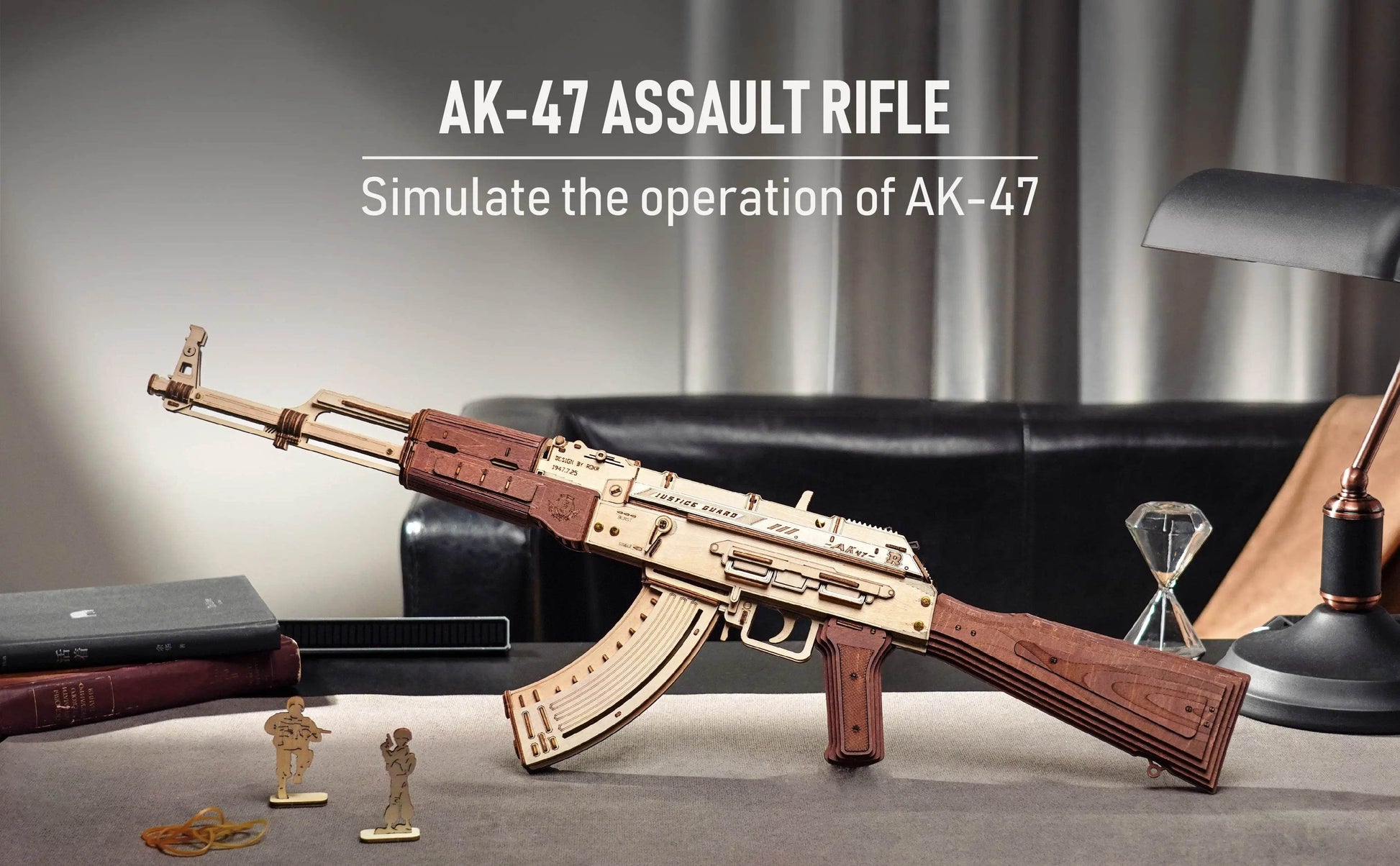 Robotime Rokr 3D Wooden Puzzle Mini Toys Gun LQ502 Xmas Gift - ToylandEU