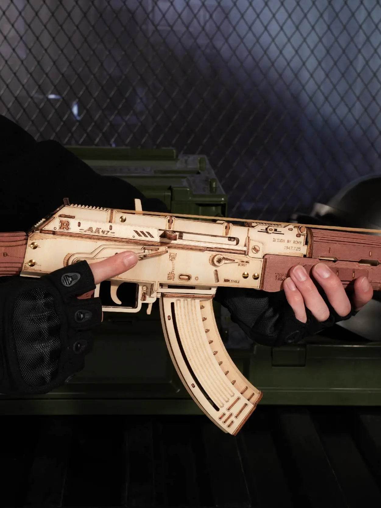 Robotime Rokr 3D Wooden Puzzle Mini Toys Gun LQ502 Xmas Gift - ToylandEU