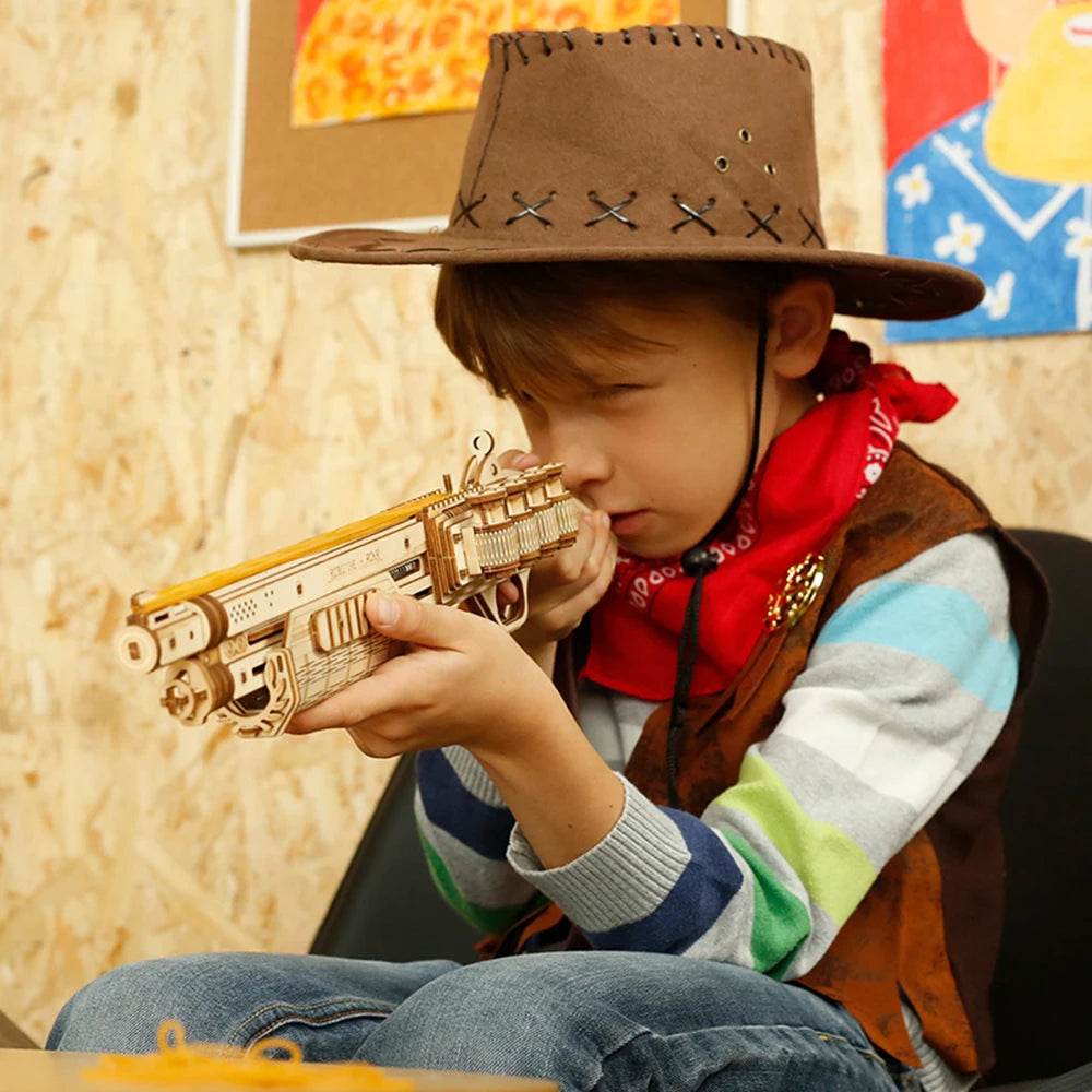 Robotime Rokr 3D Wooden Puzzle Mini Toys Gun LQ502 Xmas Gift - ToylandEU