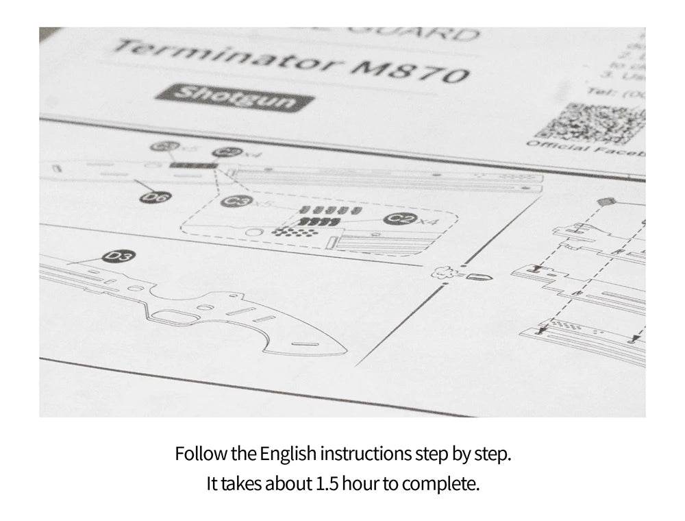 Robotime Rokr 3D Wooden Puzzle Mini Toys Gun LQ502 Xmas Gift - ToylandEU