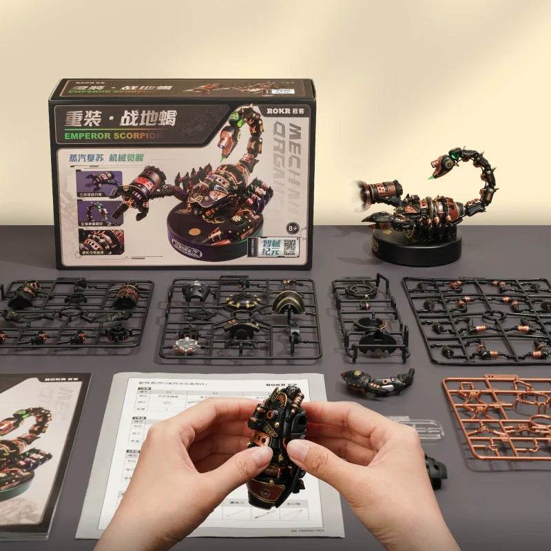 Robotime Rokr Emperor Scorpion 3D Puzzle with Motor & Light 3D Puzzle - ToylandEU