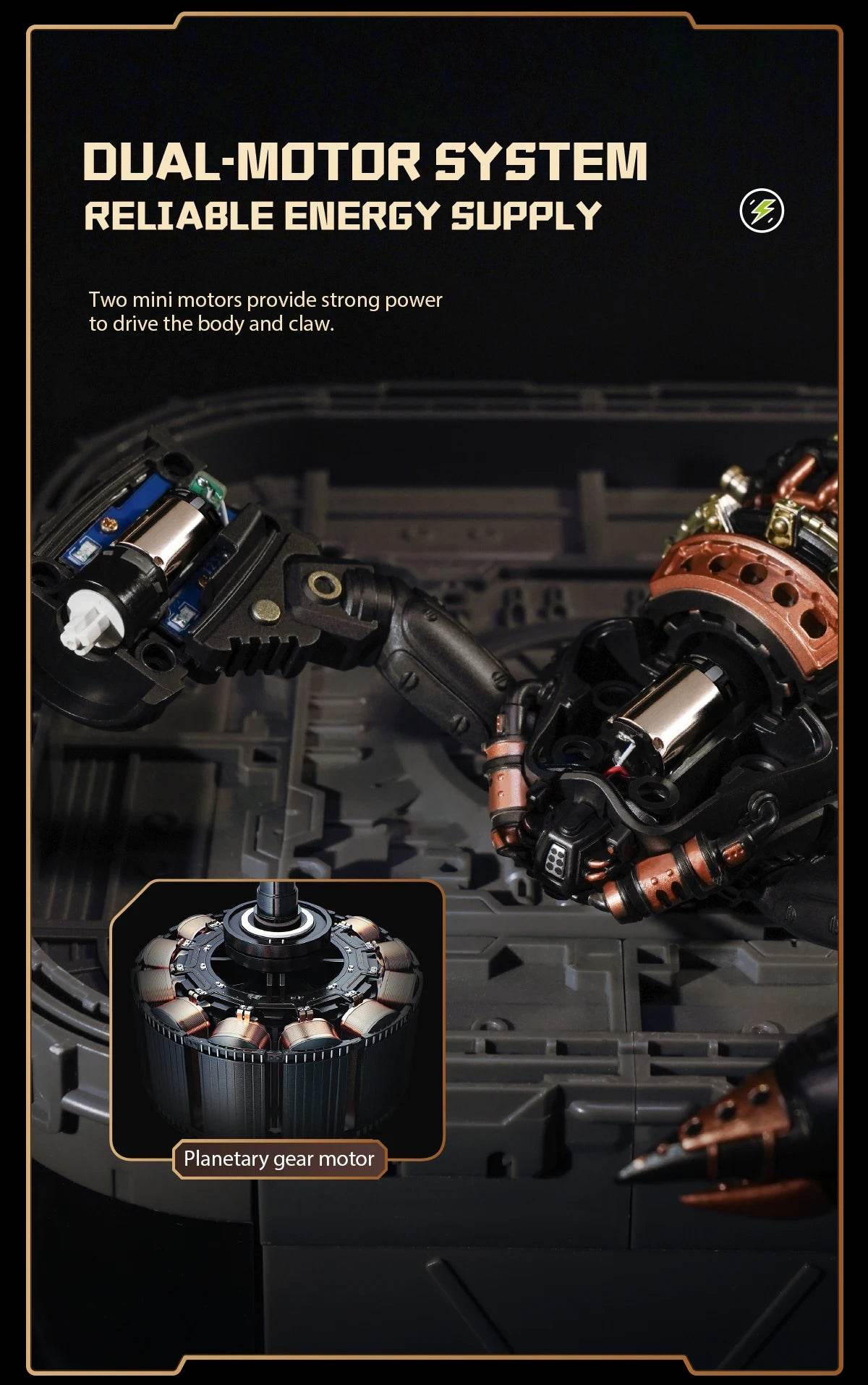 Robotime Rokr Emperor Scorpion 3D Puzzle with Motor & Light 3D Puzzle - ToylandEU