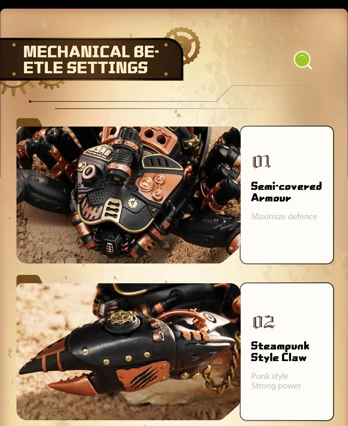 Robotime Rokr Emperor Scorpion 3D Puzzle with Motor & Light 3D Puzzle - ToylandEU