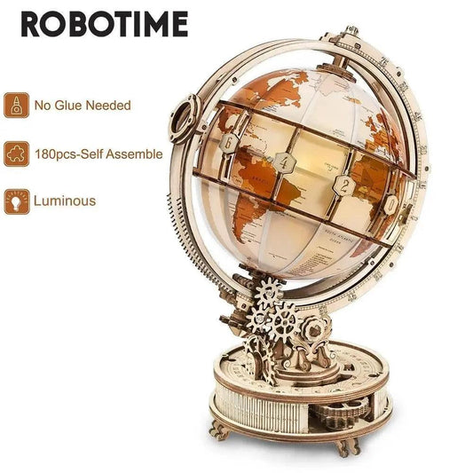  Robotime Rokr Luminous Wooden LED Light 180PCS Building Kits 3D Puzzle -  ToylandEU™