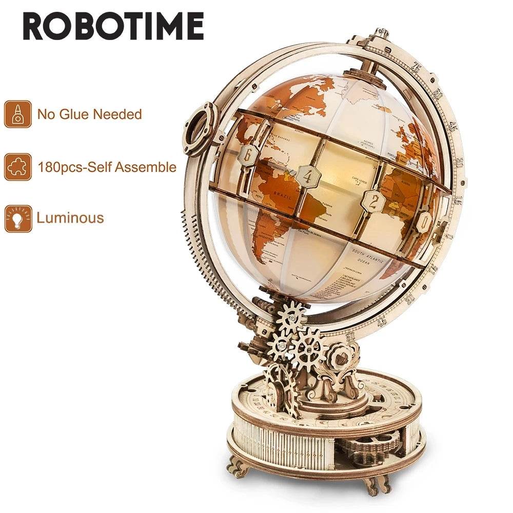 Robotime Rokr Luminous Wooden LED Light 180PCS Building Kits 3D Puzzle - ToylandEU