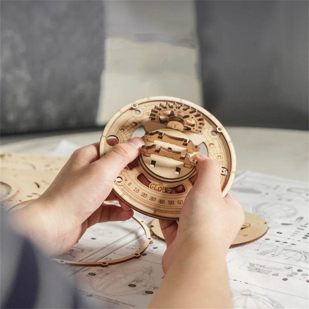 Robotime Rokr Luminous Wooden LED Light 180PCS Building Kits 3D Puzzle - ToylandEU