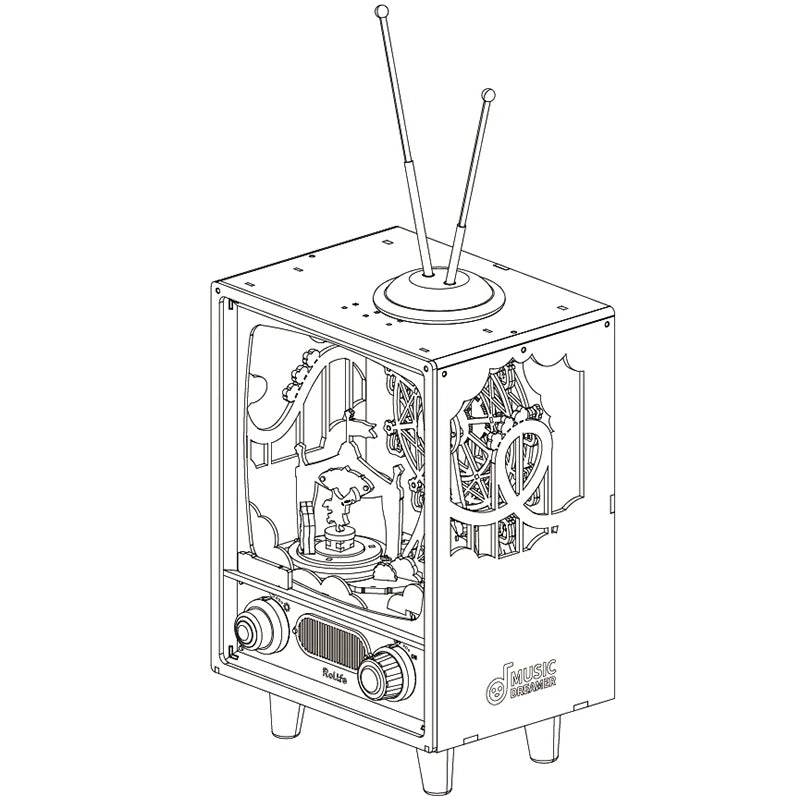 Robotime Rokr Magic Piano 3D Puzzles Unique Desk Decor Gift - ToylandEU