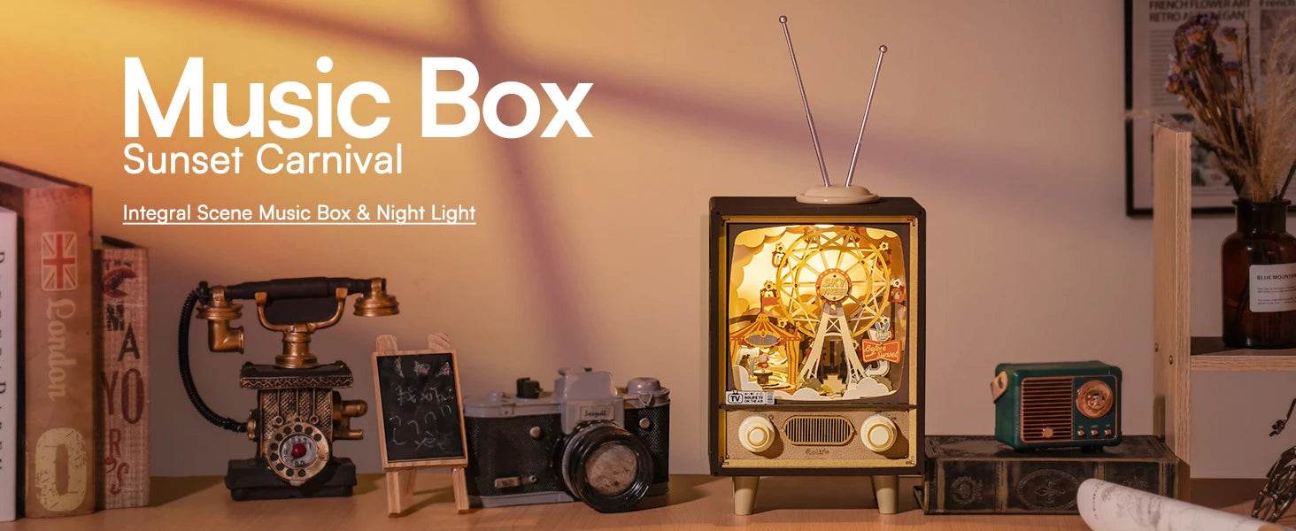 Robotime Rokr Magic Piano 3D Puzzles Unique Desk Decor Gift - ToylandEU