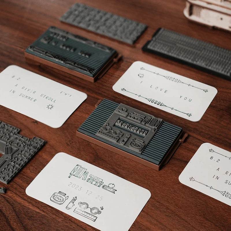 Robotime Rokr Printing Press 3D DIY Puzzle Gifts with LED Light 3D Puzzle - ToylandEU