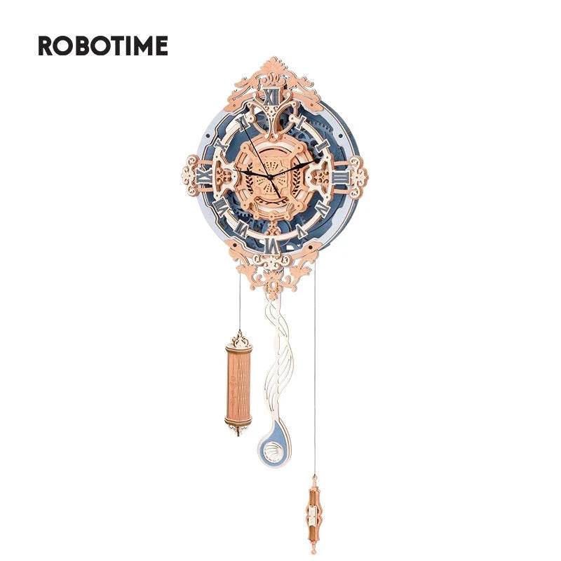 Robotime Rokr Romantic Note Wall Clock 3D Wooden Puzzle Set 3D Puzzle - ToylandEU