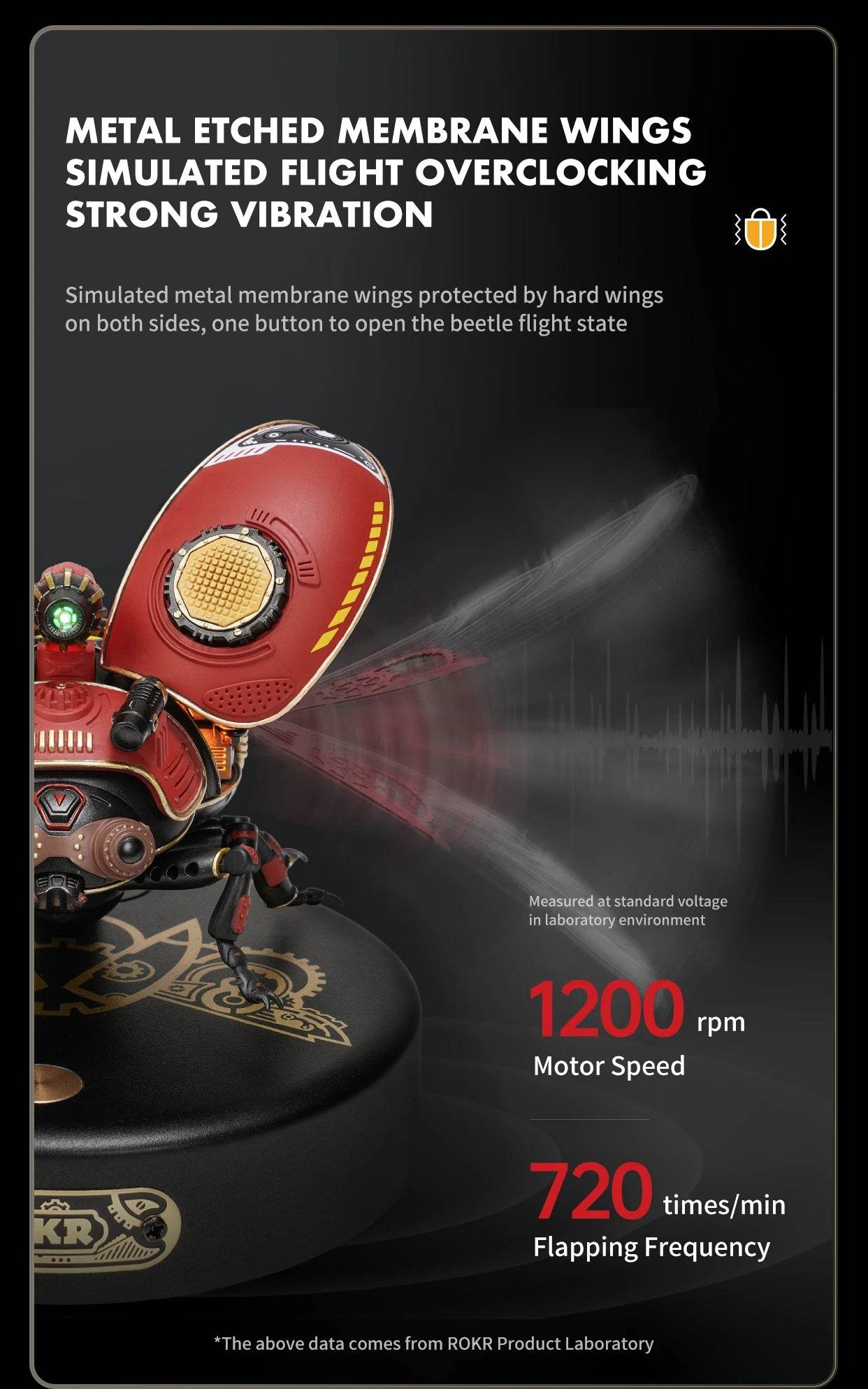 Robotime Rokr Scout Beetle MI02 3D Puzzle Easy Assembly 3D Puzzle - ToylandEU