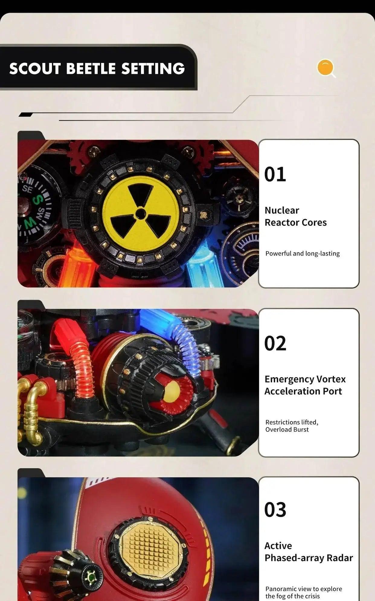  Robotime Rokr Scout Beetle MI02 3D Puzzle Gift for All -  ToylandEU™