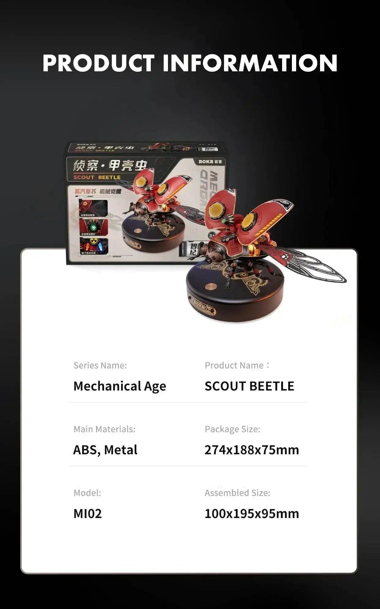  Robotime Rokr Scout Beetle MI02 3D Puzzle Gift for All -  ToylandEU™