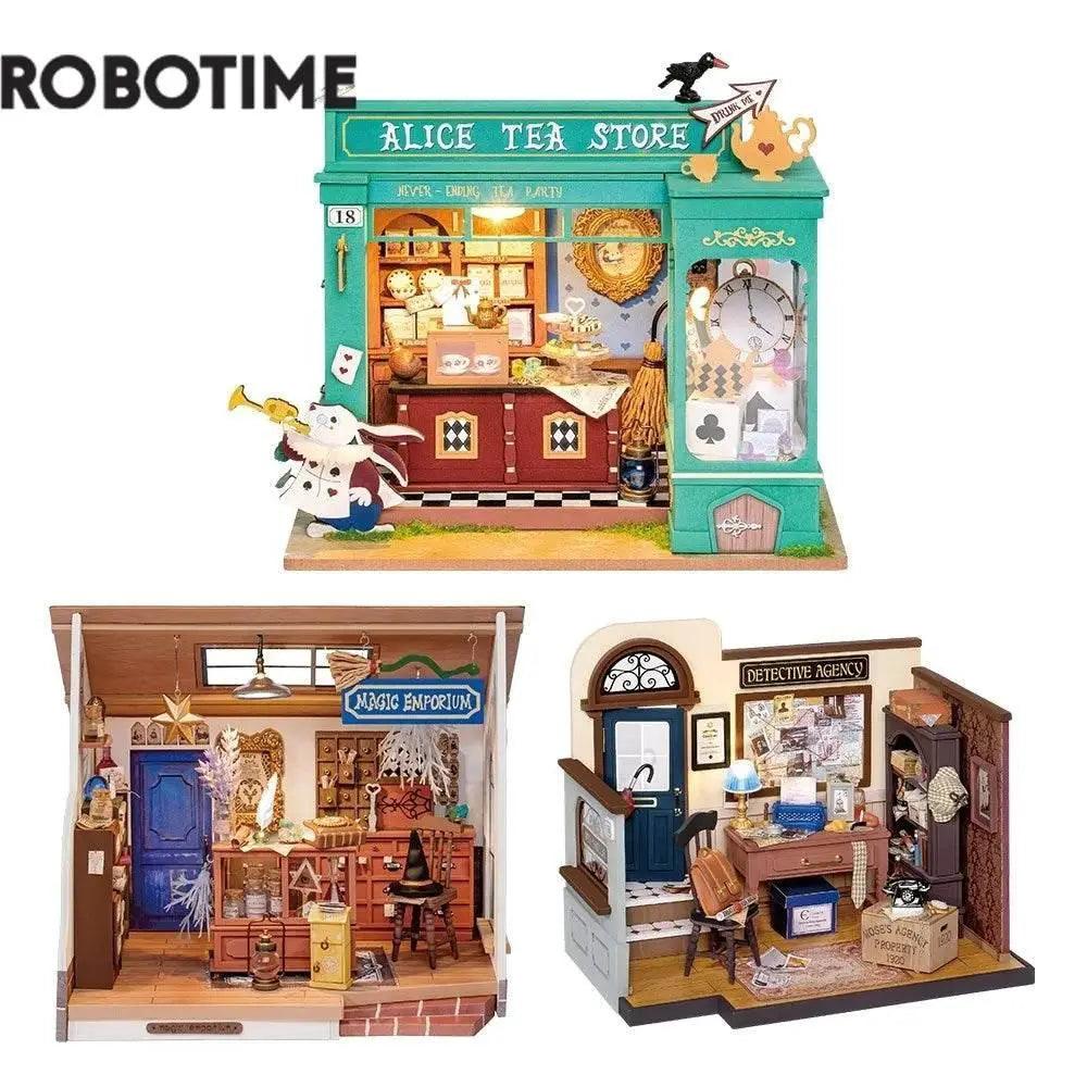  Robotime Rolife DIY Mystery Archives Bureau Doll House Kit -  ToylandEU™