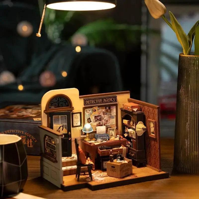  Robotime Rolife DIY Mystery Archives Bureau Doll House Kit -  ToylandEU™