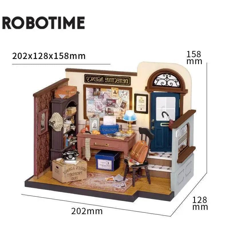  Robotime Rolife DIY Mystery Archives Bureau Doll House Kit -  ToylandEU™