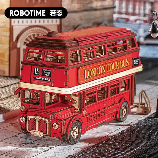 Robotime Rolife London Tour Bus 3D Wooden Puzzle Gift -  ToylandEU™