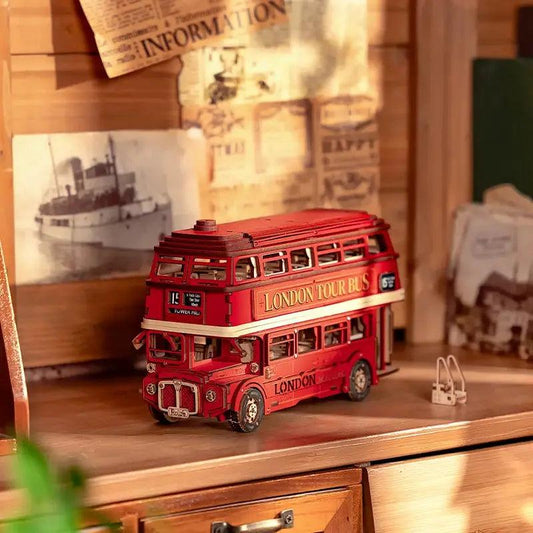  Robotime Rolife London Tour Bus 3D Wooden Puzzle Gift -  ToylandEU™