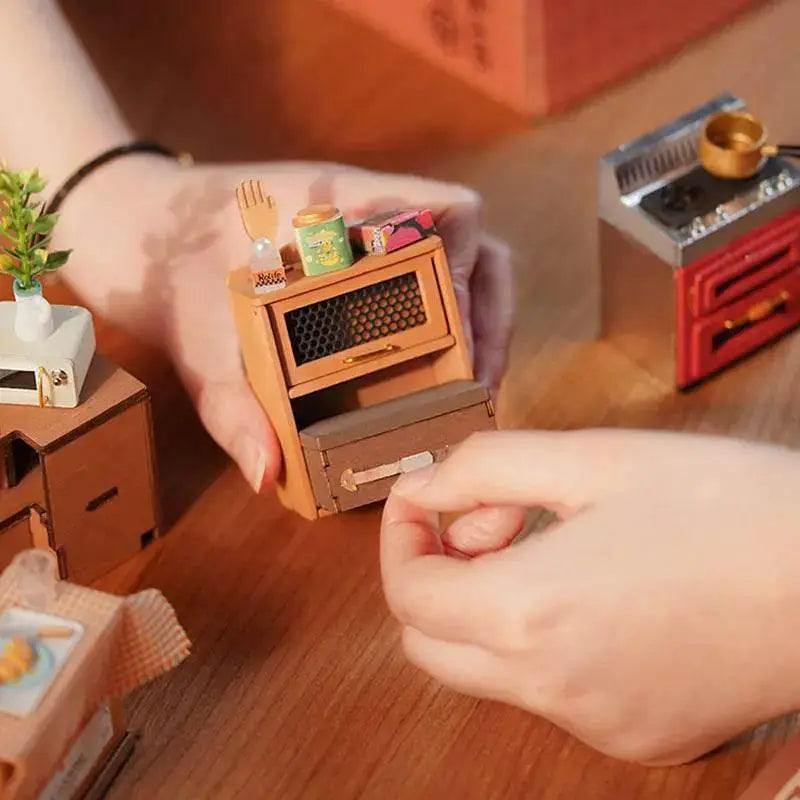  Robotime Rolife Miniature House Homey Kitchen Set 3D Puzzle -  ToylandEU™