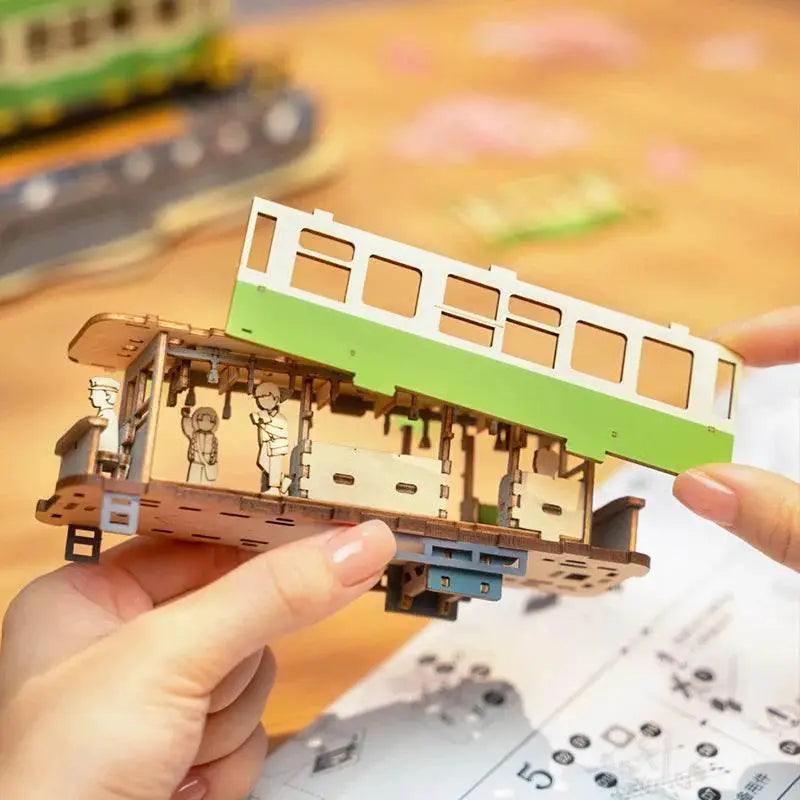  Robotime Rolife Sakura Journey Wooden Puzzle Car Kit -  ToylandEU™