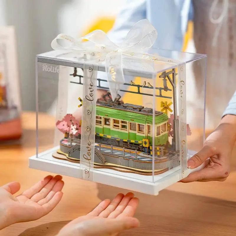  Robotime Rolife Sakura Journey Wooden Puzzle Car Kit -  ToylandEU™